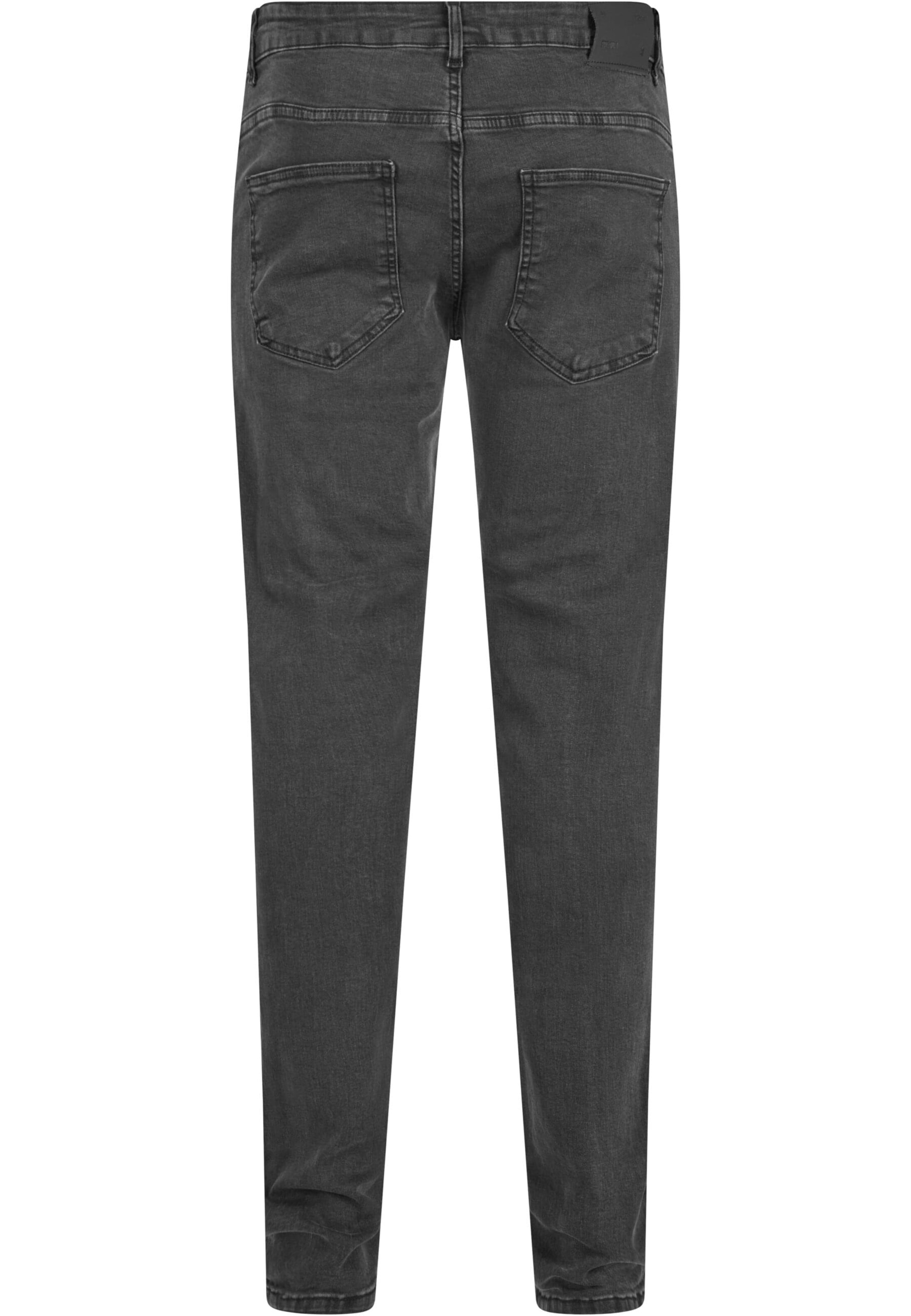 2Y Premium Slimfit Jeans in Zwart