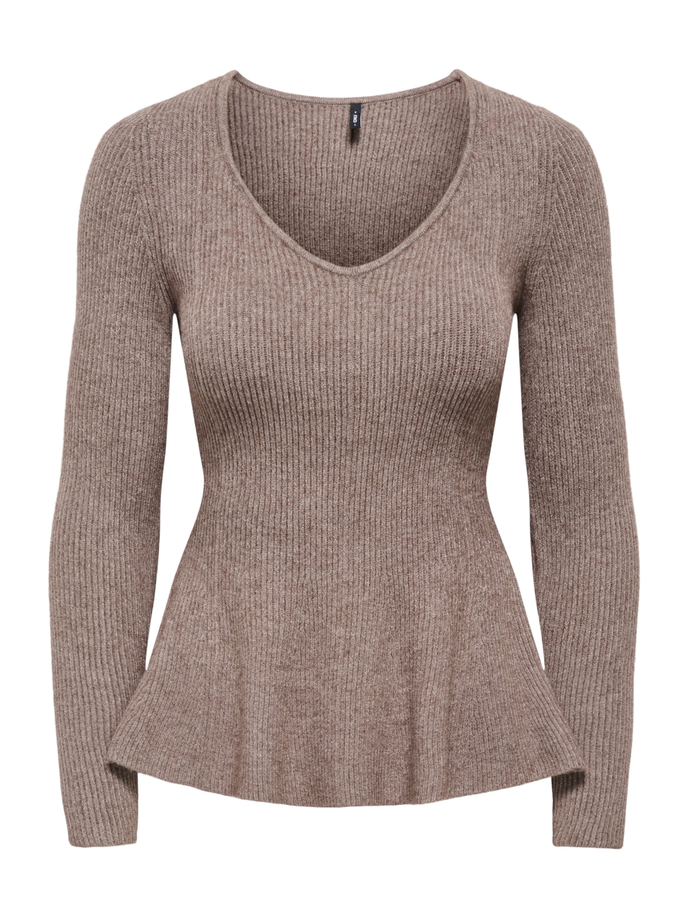 ONLY Pullover 'ONLIBI' in Braun: Vorderseite