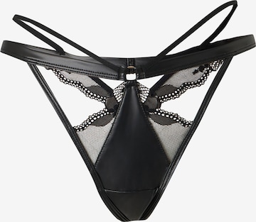 Hunkemöller Stringit 'Ilenia' värissä musta: etupuoli