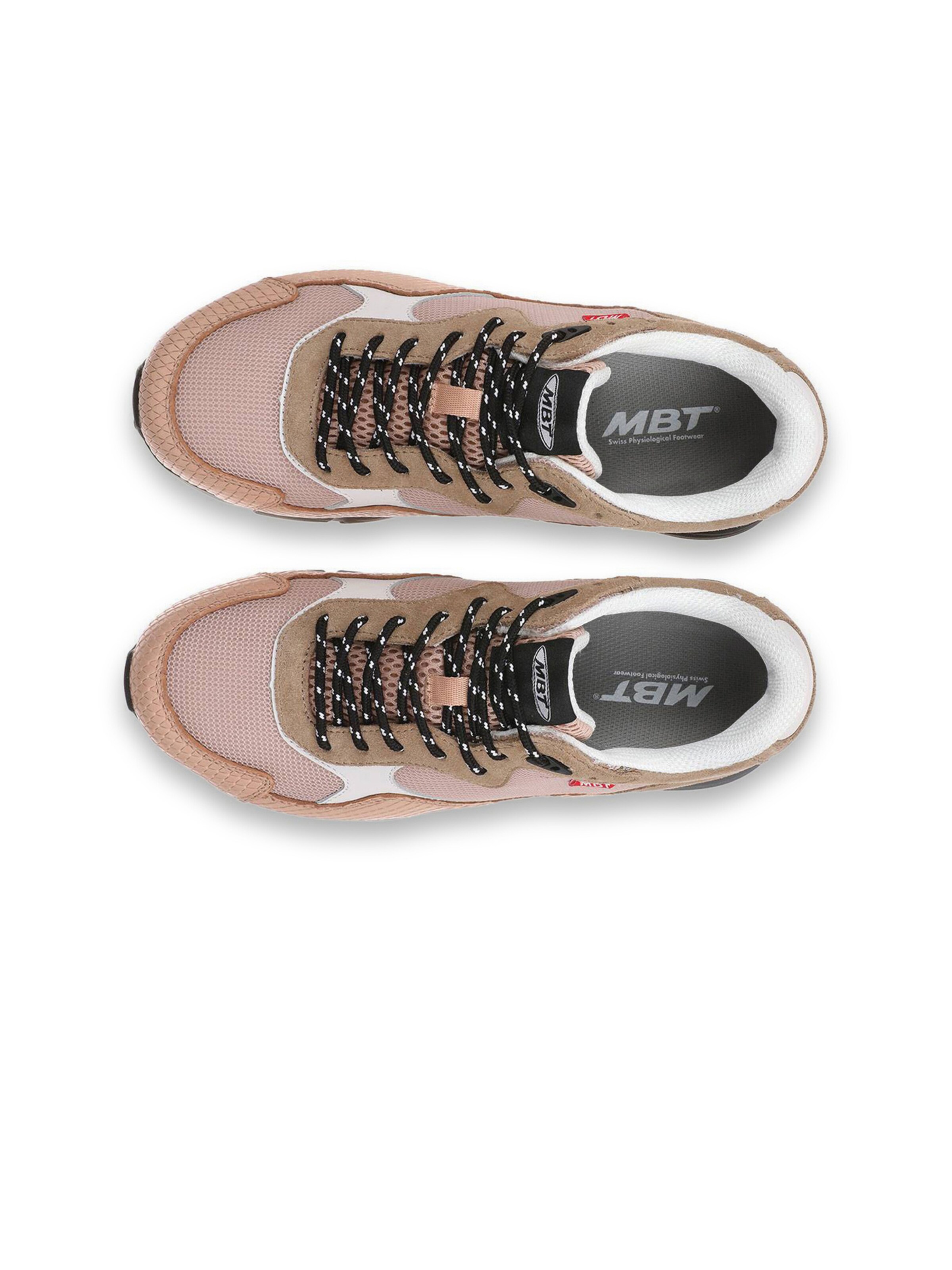 MBT - Sapatilhas slip-on ' NARITA ' em bege: topo