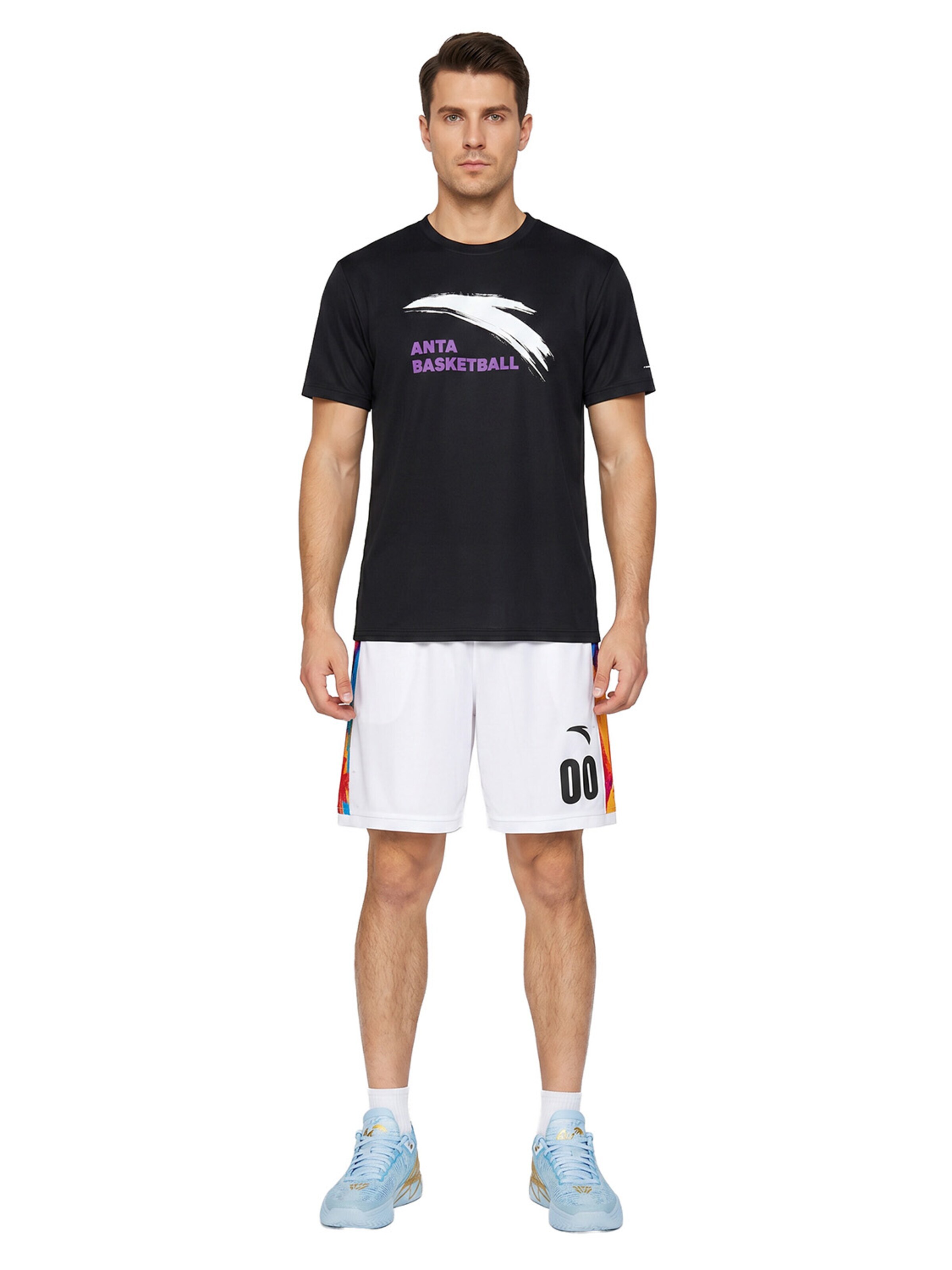 ANTA Shirt 'ANTA Campus T-Shirt' in Black