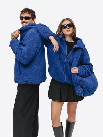 Kubota Sweatshirt 'Kubota Women's Oversized Fleece Sweatshirt Between-seasons Jacket' i blå