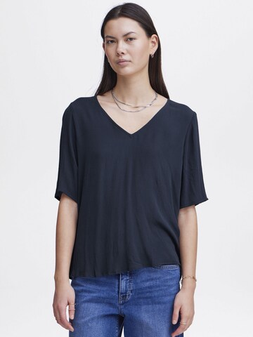 ICHI Tunic ' IHMarrakech ' in Blue
