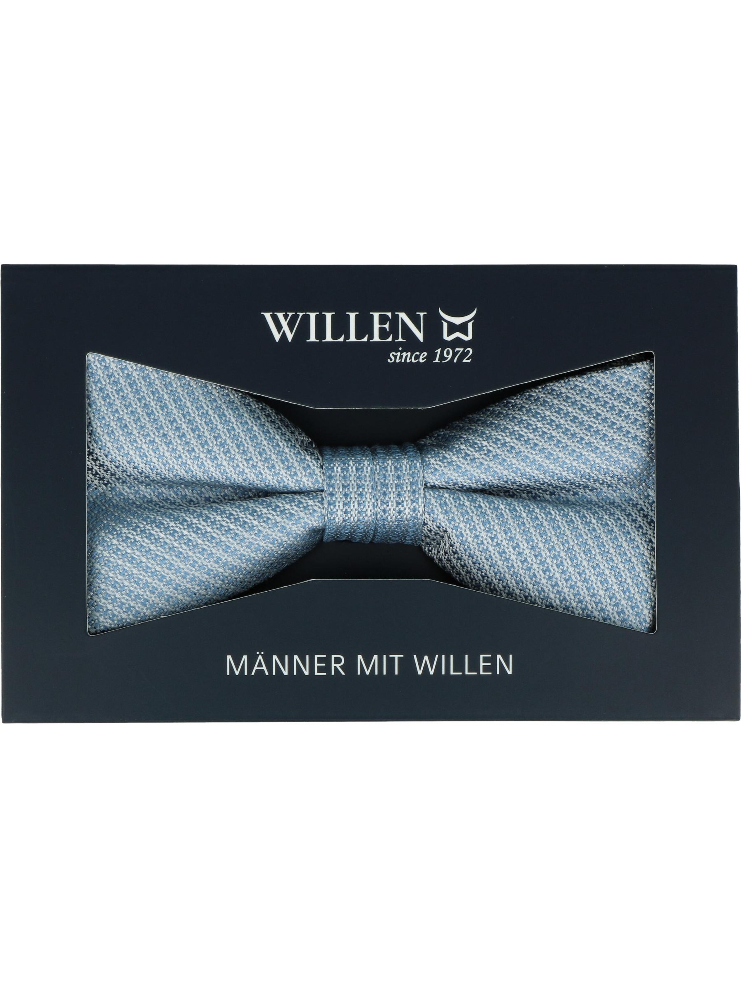 WILLEN Bow Tie 'Pastell Uni' in Blue