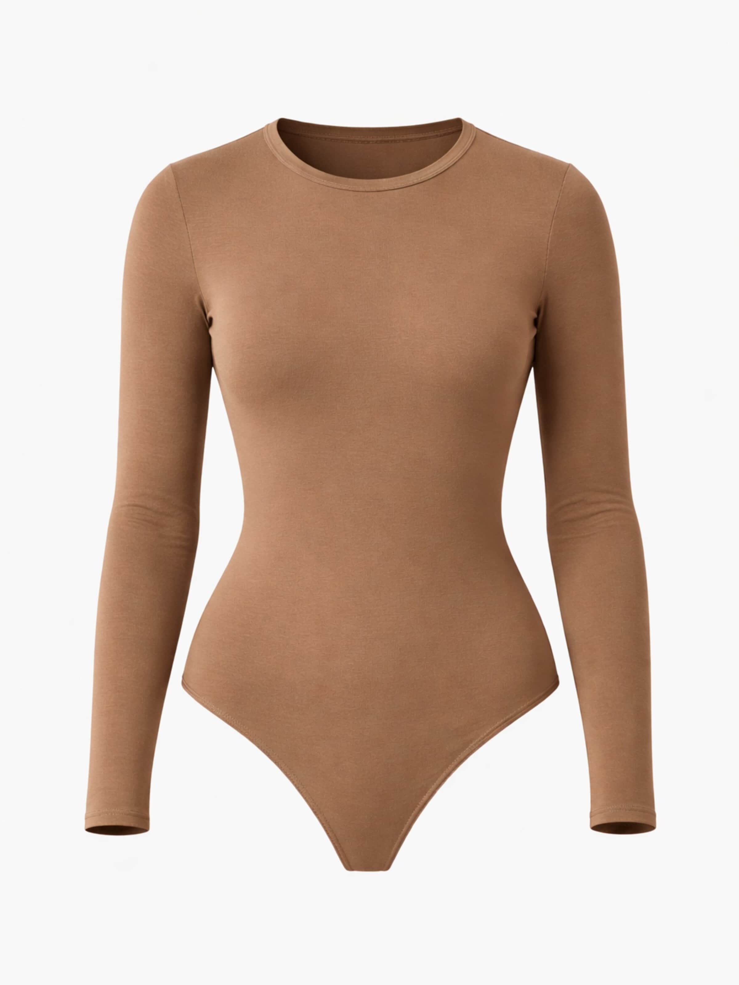 LEAFLETIC Body 'Leafletic Women’s Bodysuit'‌‌‌‌‌‌‌ in Braun: Vorderseite
