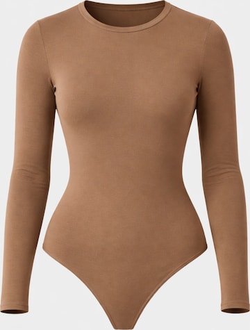 LEAFLETIC - Body 'Leafletic Women’s Bodysuit' en marrón: frente