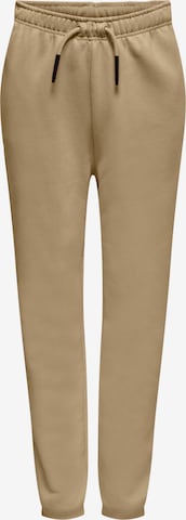 KIDS ONLY BOY Tapered Pants 'KOBNATE' in Beige: front