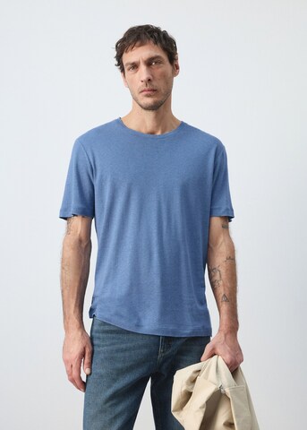 MANGO MAN Shirt 'Liman' in Blue: front