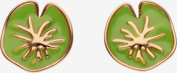 Boucles d'oreilles IZIA en vert : devant