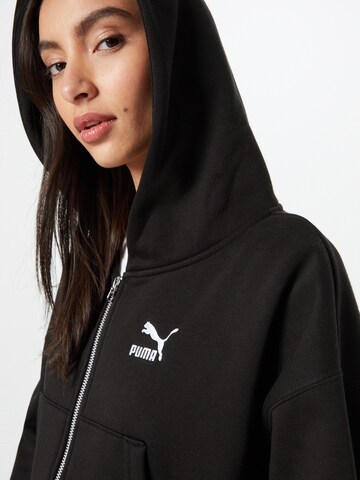 PUMA Sweatjacke in Schwarz