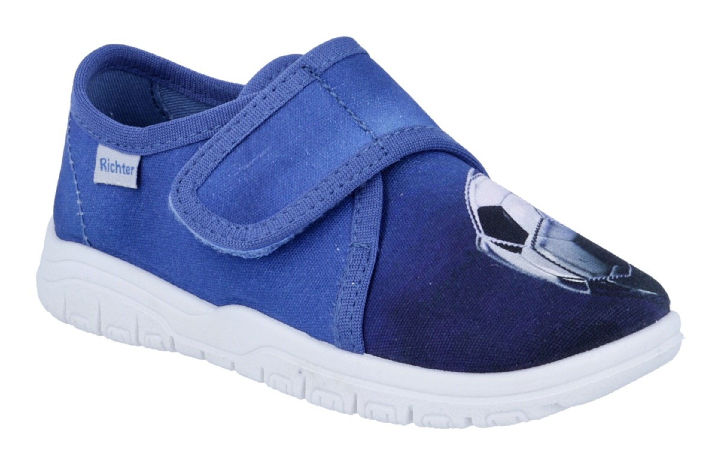Richter Schuhe Slippers in Blue: front