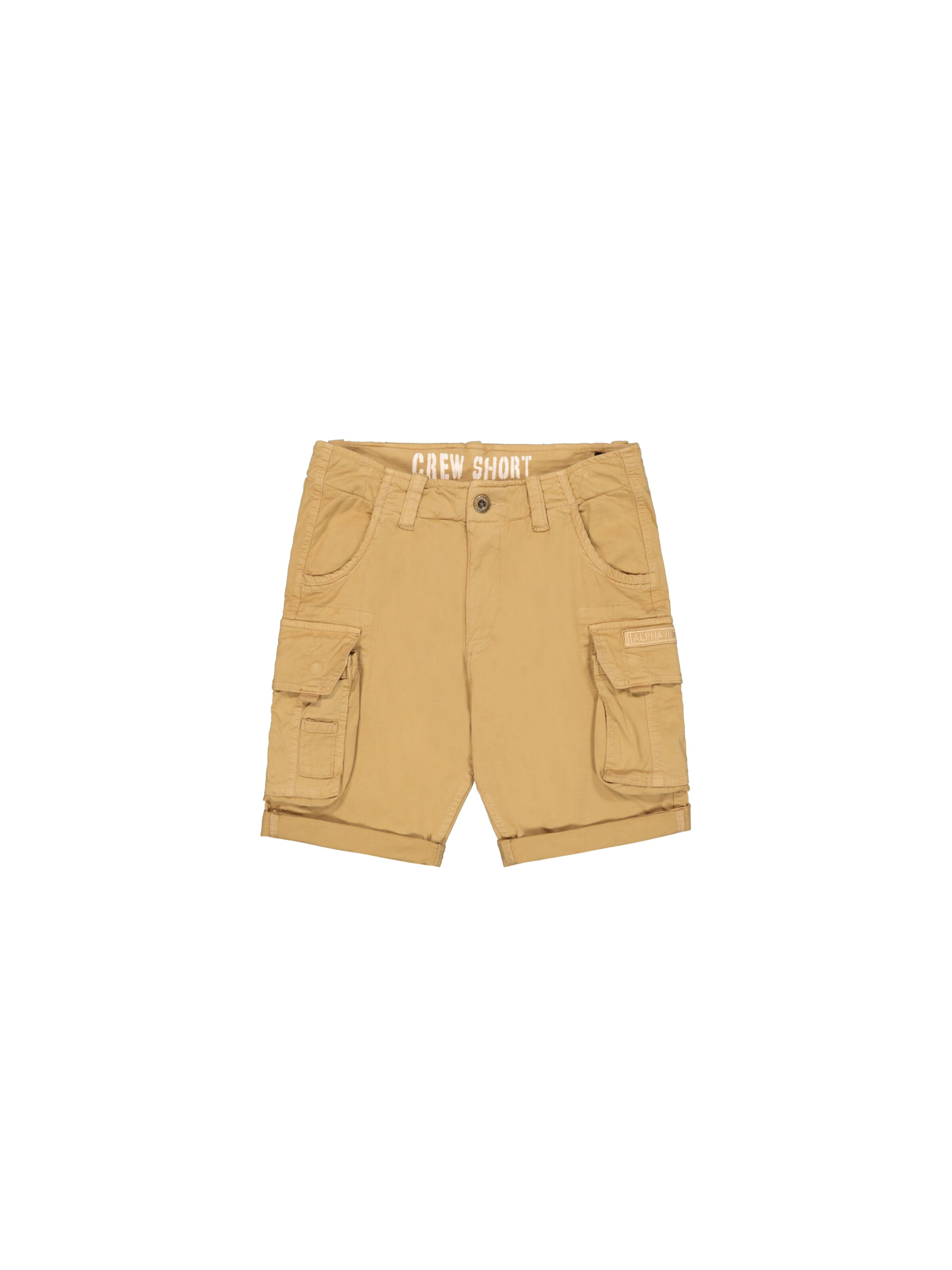 ALPHA INDUSTRIES Cargo Pants in Beige: front