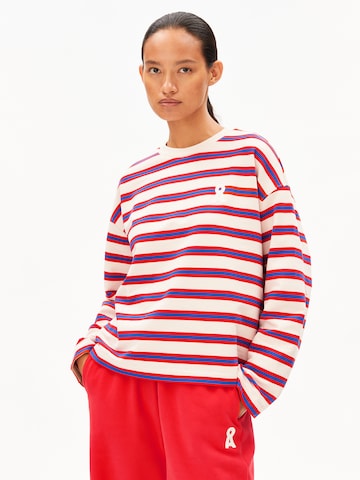 ARMEDANGELS Sweatshirt 'FRANKAA' in Gemengde kleuren: voorkant
