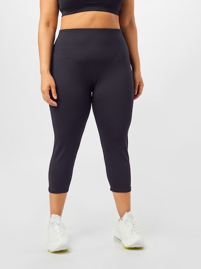 Pantaloni sport 'One' NIKE pe negru / alb, Vizualizare model