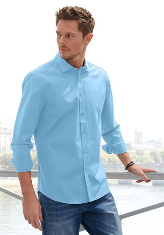 Coupe regular Chemise JOHN DEVIN en bleu
