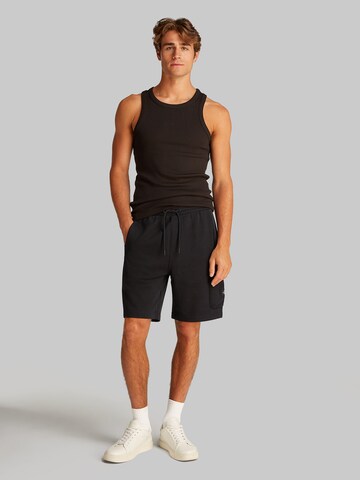 Calvin Klein Jeans Loosefit Cargobroek in Zwart