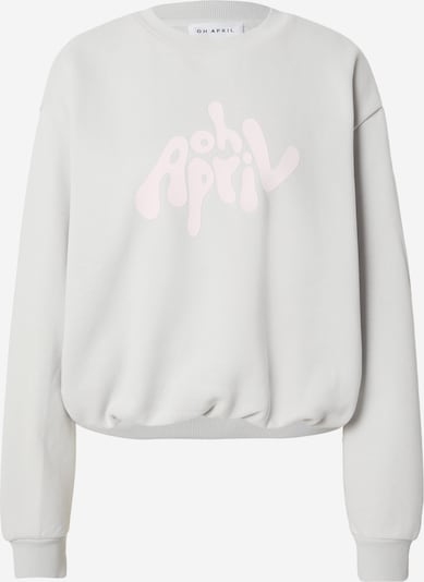 OH APRIL Collegepaita 'Zafira' värissä vaaleanharmaa / pastellinpinkki, Tuotenäkymä