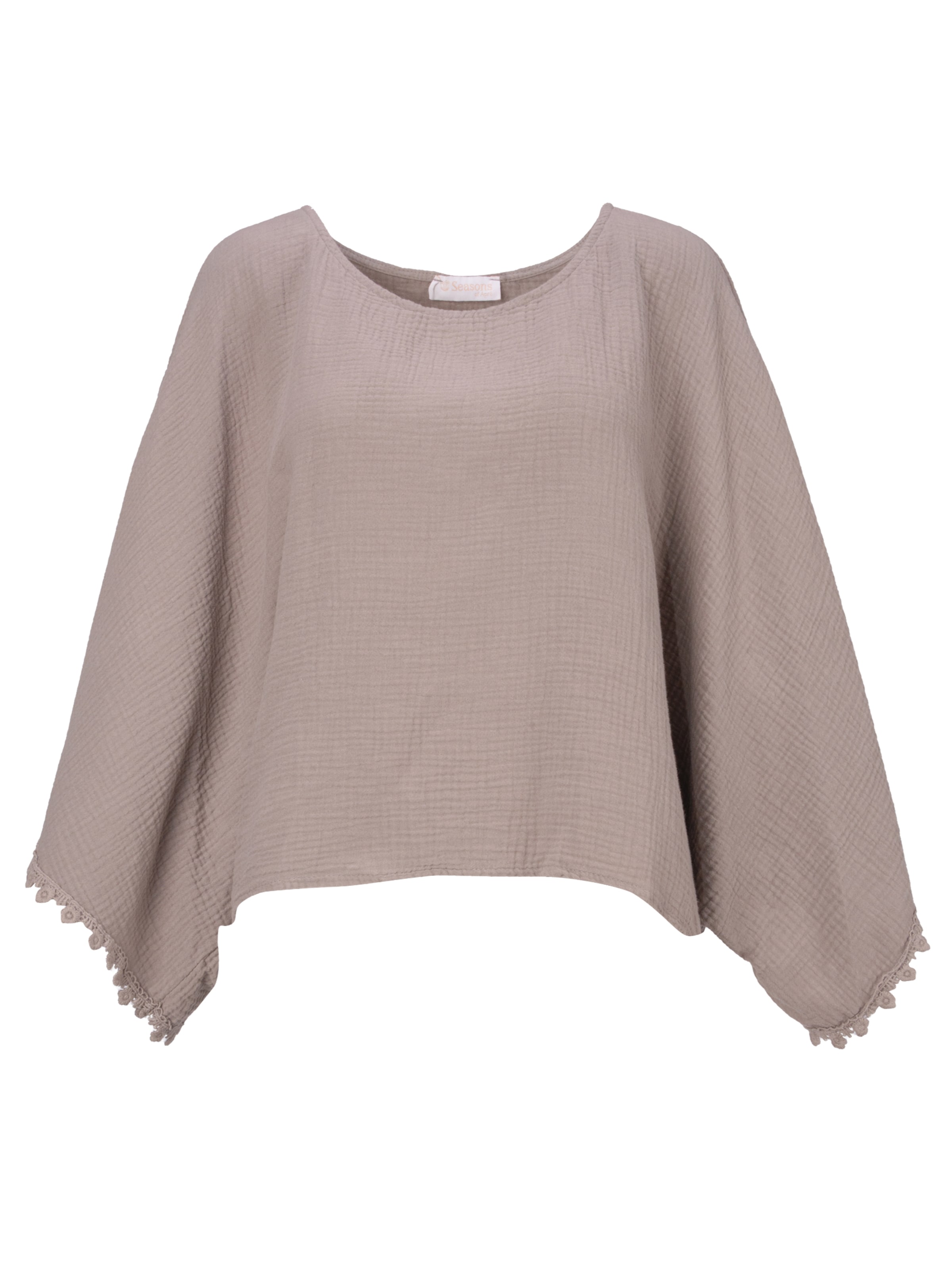 Seasons of April Blouse 'Mathilda' in Grey: front