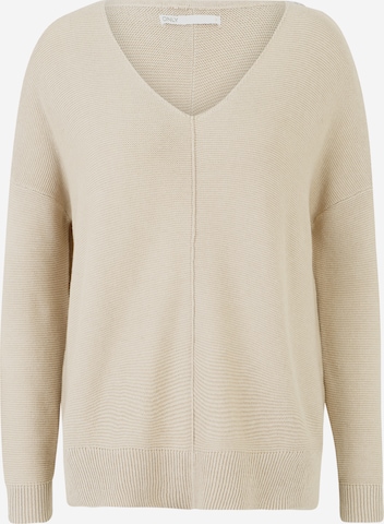 ONLY Pullover 'CLARA' in Grau: predná strana