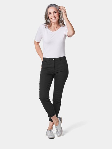 Coupe slim Jean 'Bella' Goldner en noir