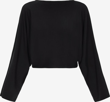 DreiMaster Klassik Blouse in Black: front