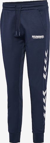 Effilé Pantalon de sport 'Legasy' Hummel en bleu