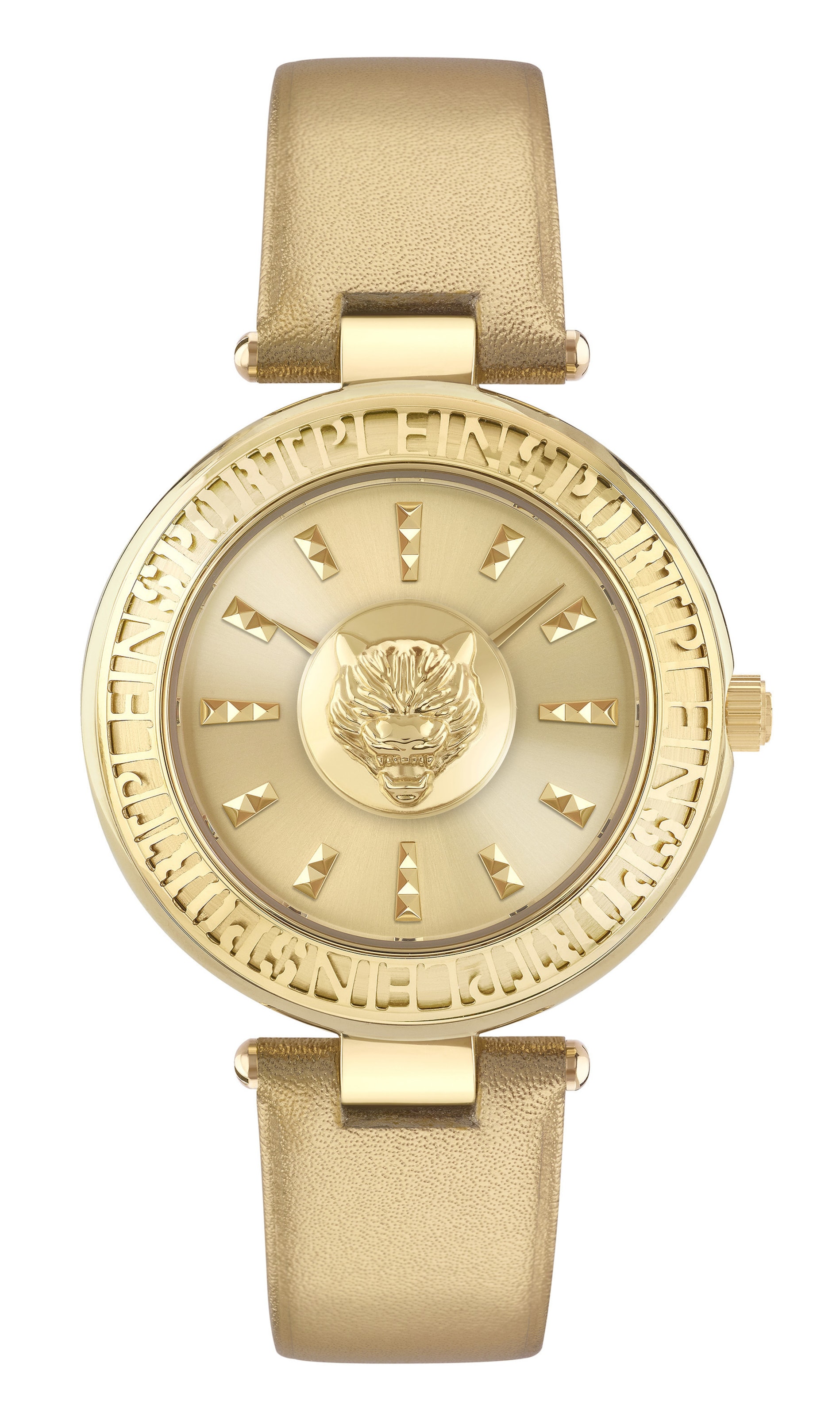 Plein Sport Analogt ur ' OPIUM ' i guld: forside