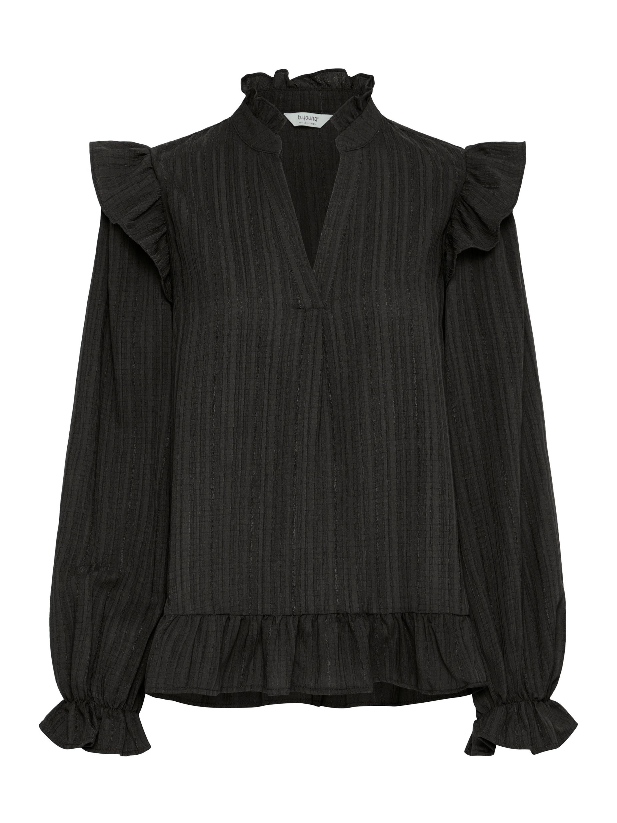 Chemisier 'Juliana' b.young en noir : devant