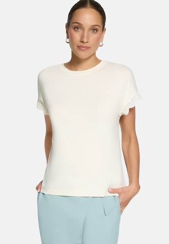 T-shirt zero en beige : devant