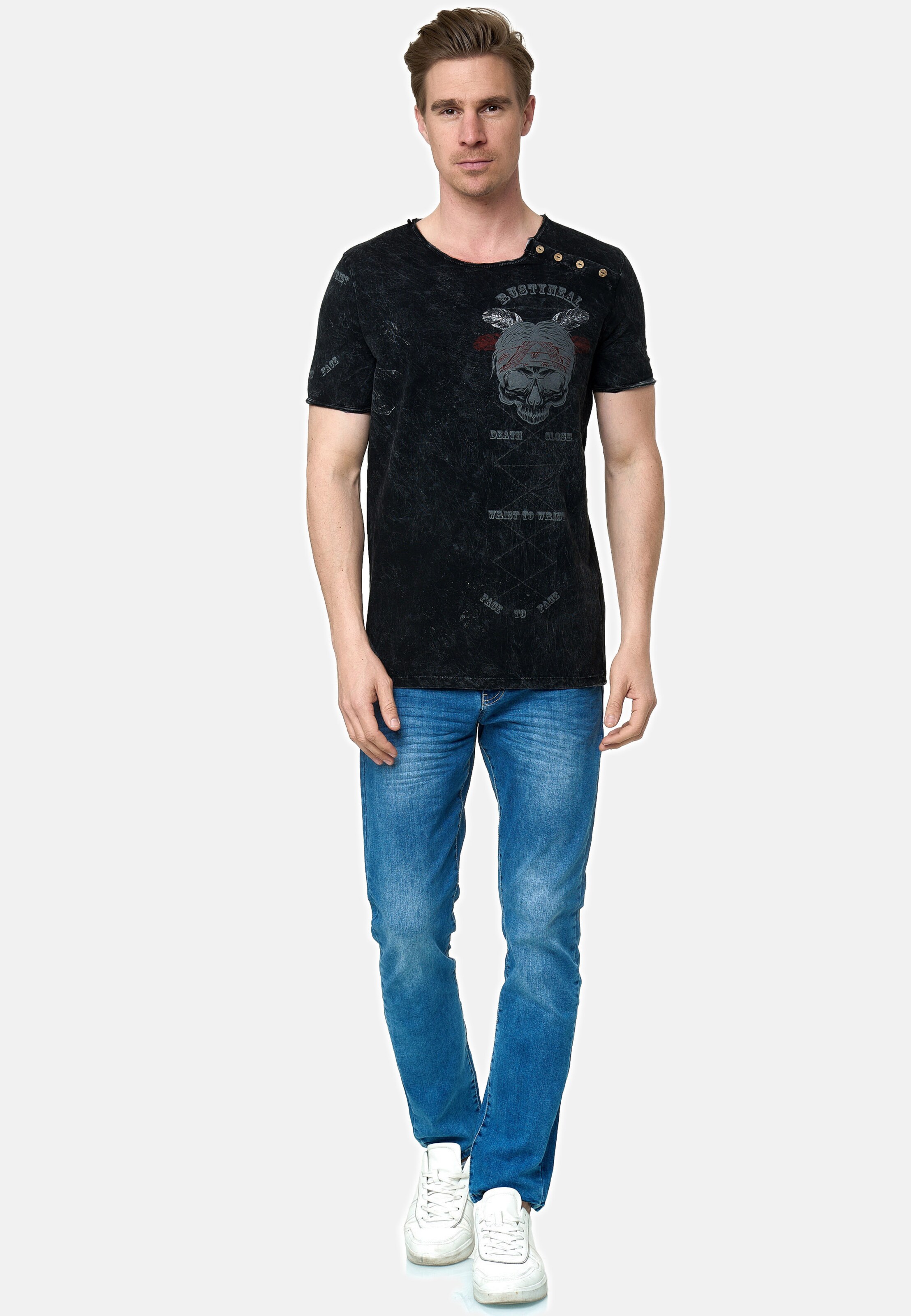 Rusty Neal Shirt in Zwart