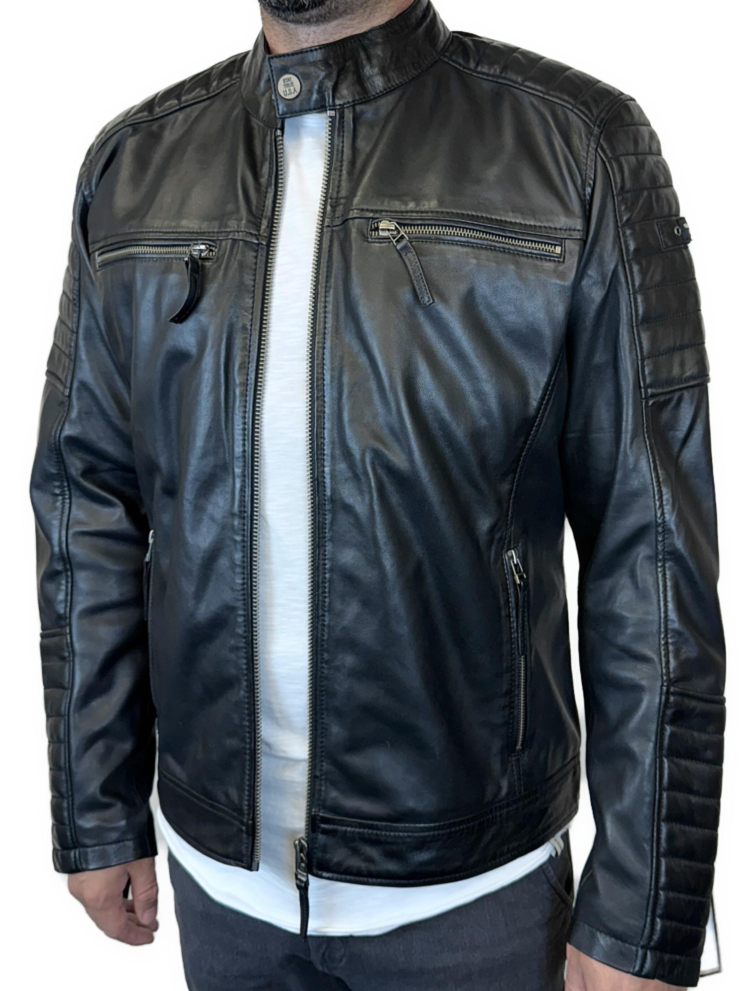 CABRINI Übergangsjacke 'Johnson'‌‌‌‌‌‌‌‌ in Schwarz