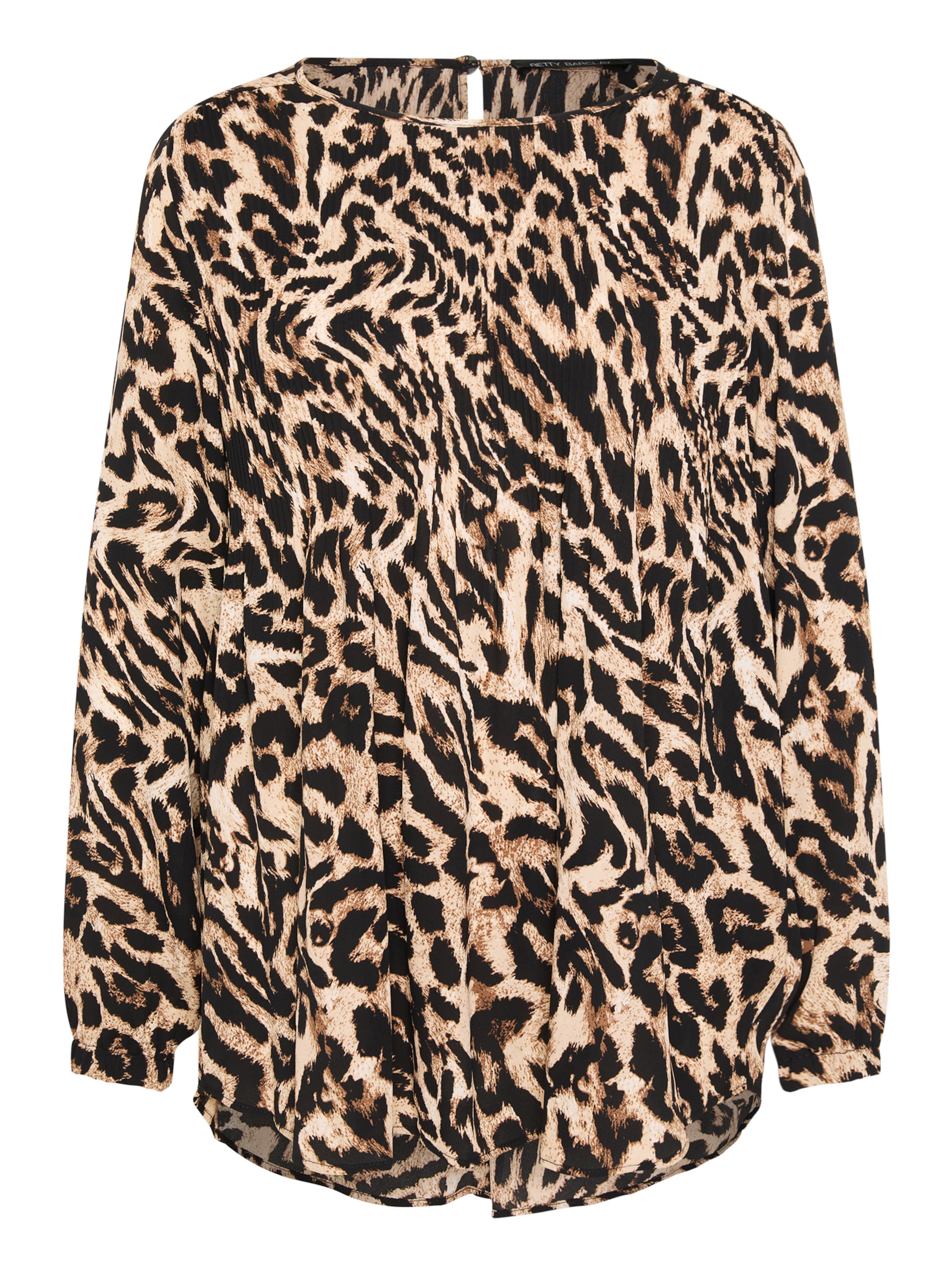 Betty Barclay Schlupfbluse mit Plissee in Schwarz: Vorderseite