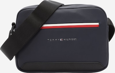 TOMMY HILFIGER Pleca soma 'Essential', krāsa - tumši zils / sarkans / melns / balts, Preces skats
