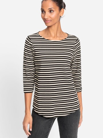 Olsen Shirt 'Hannah' in Zwart: voorkant