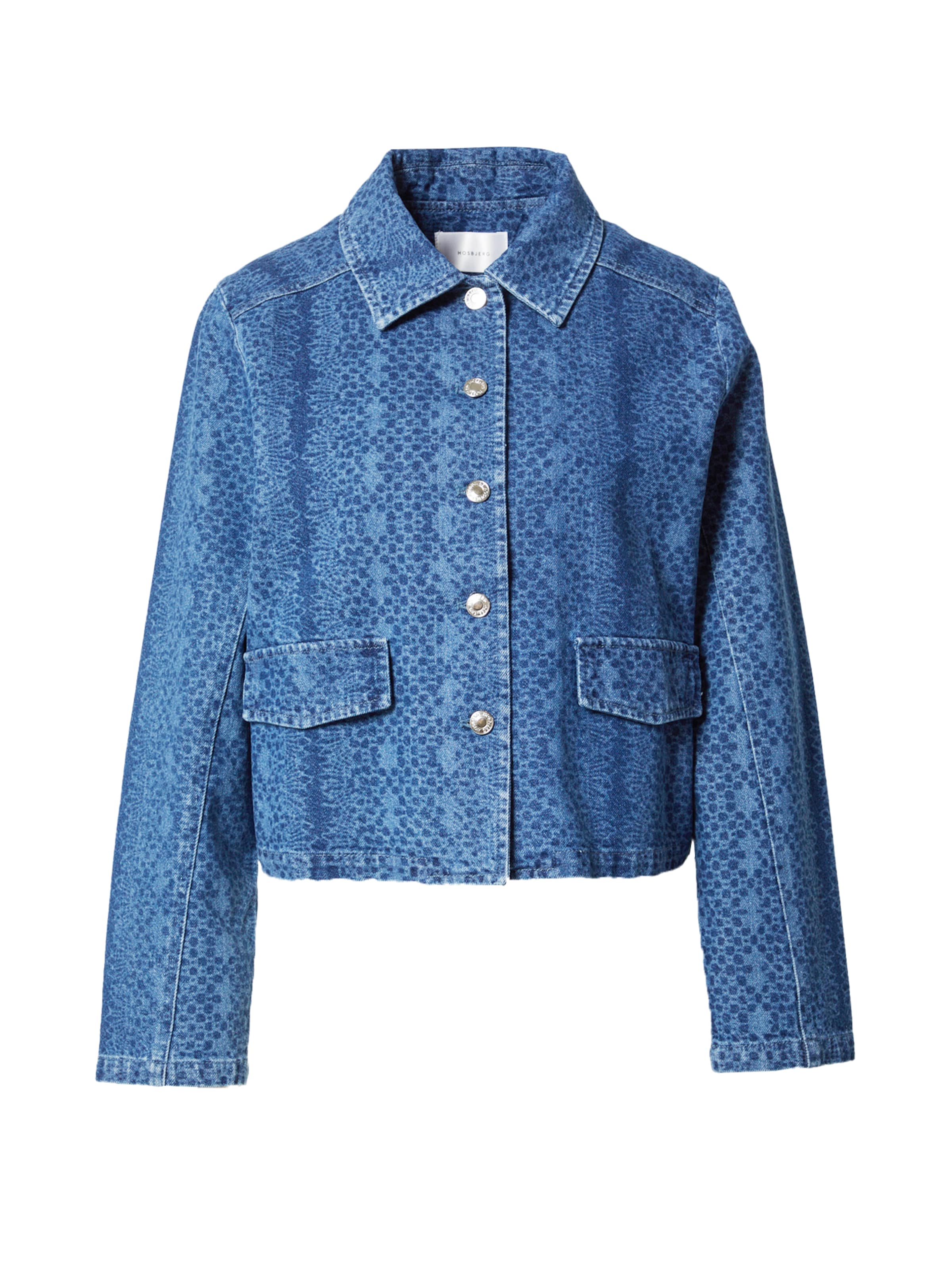 Hosbjerg Φθινοπωρινό και ανοιξιάτικο μπουφάν 'Karin' σε μπλε: μπροστά