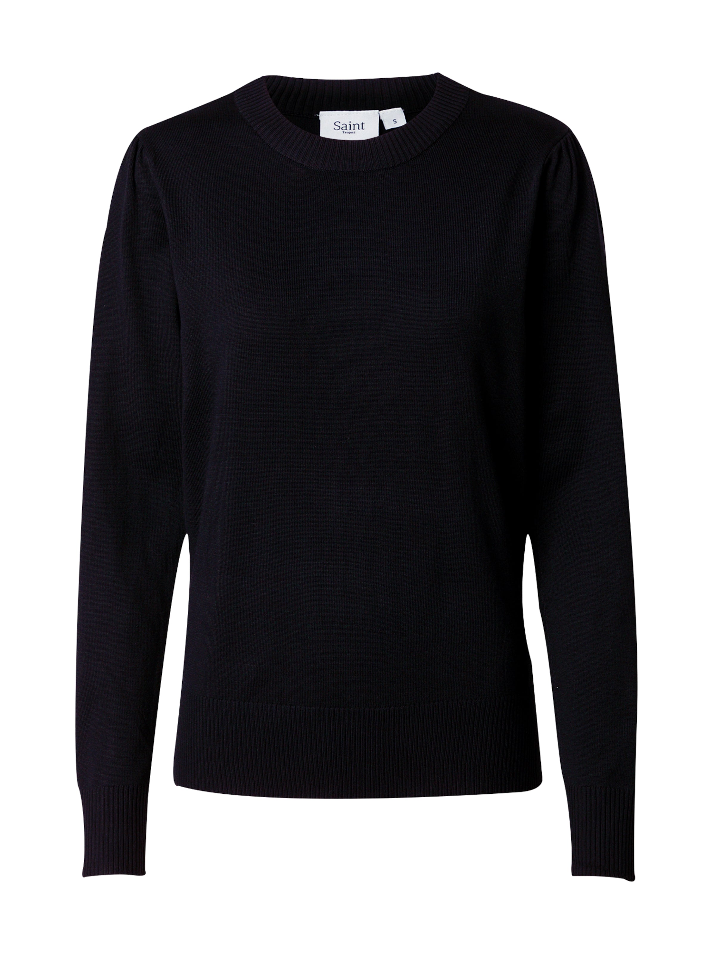 SAINT TROPEZ Svetr 'Mila' – černá: přední strana