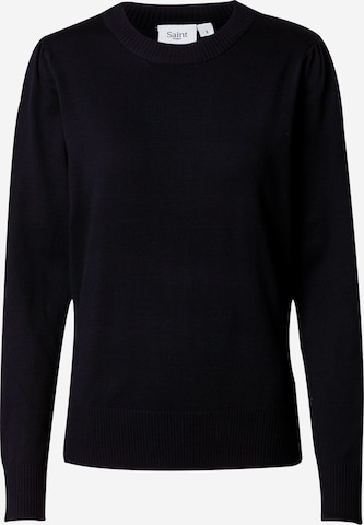 SAINT TROPEZ Sweater 'Mila' in Black: front