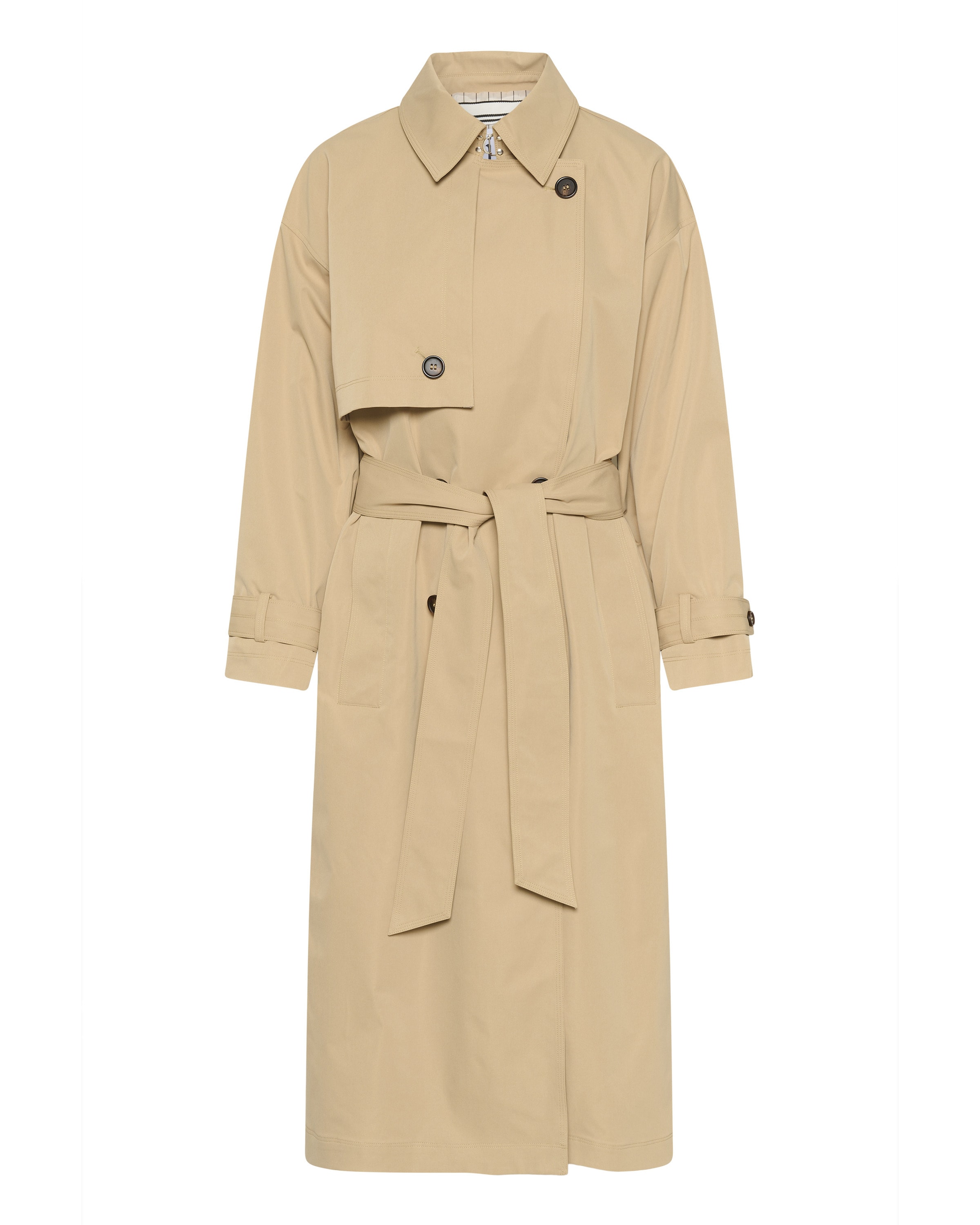 SAINT TROPEZ Overgangsfrakke 'SZOtilia' i beige: forside