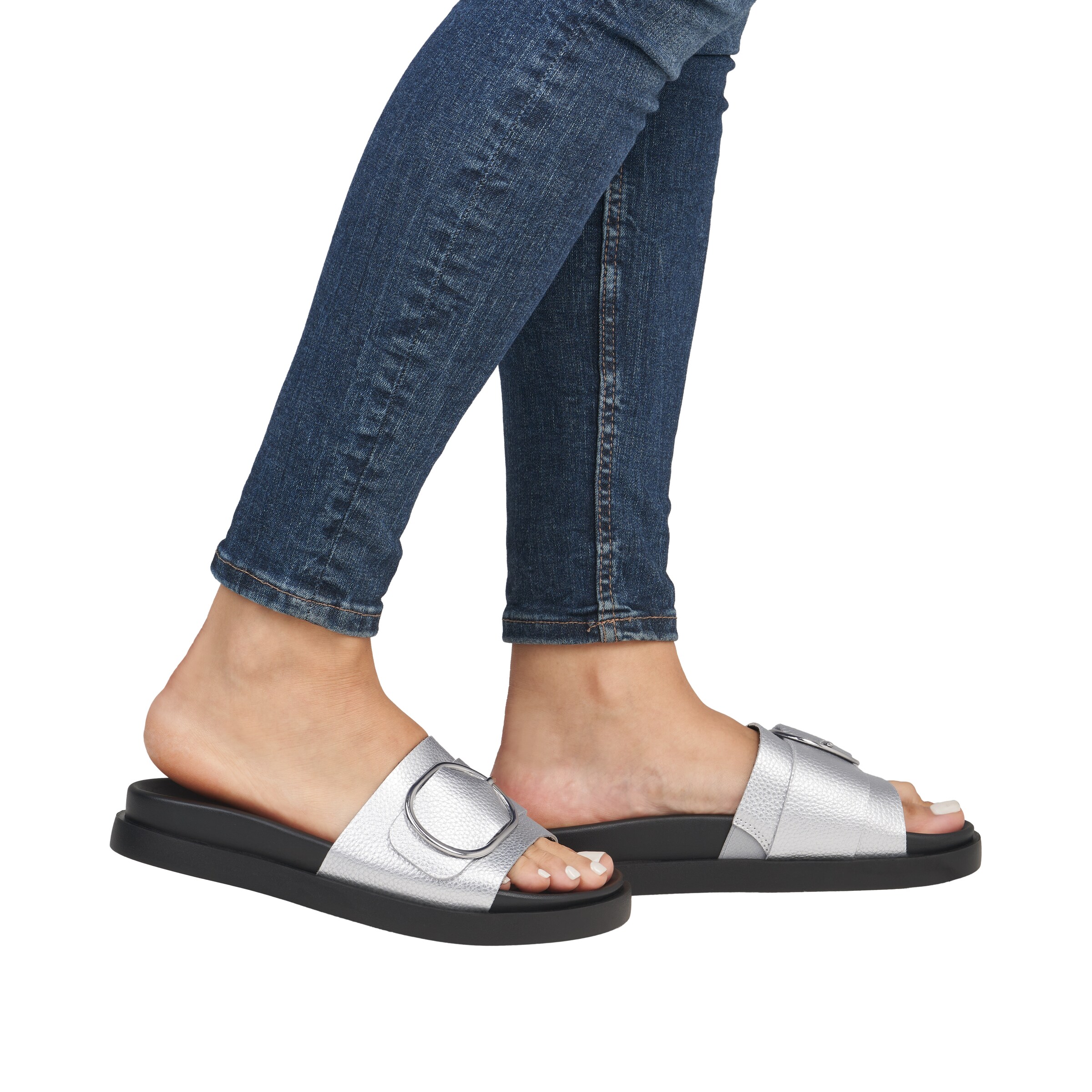 Mule Rieker Sport en argent