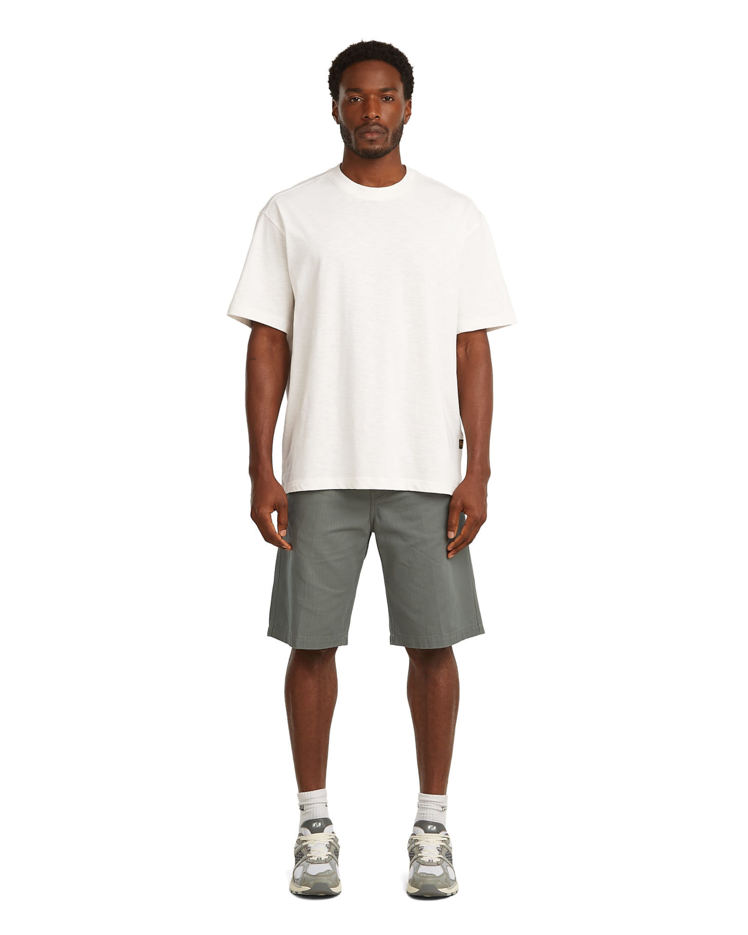 G-STAR Loosefit Broek '5-Pocket Relaxed Bermuda Short' in Groen