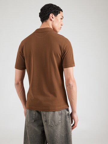 T-Shirt La Martina en marron : derrière