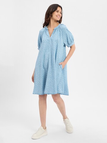 Marie Lund Kleid 'Maria' in Blau: Vorderseite