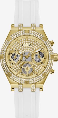 GUESS Analog watch 'HEIRESS' in White: front