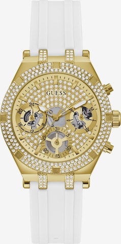 GUESS Analog Watch 'HEIRESS' in White: front