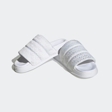 Mule 'Adilette Essential' ADIDAS ORIGINALS en blanc