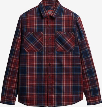 Veste mi-saison Superdry en rouge : devant