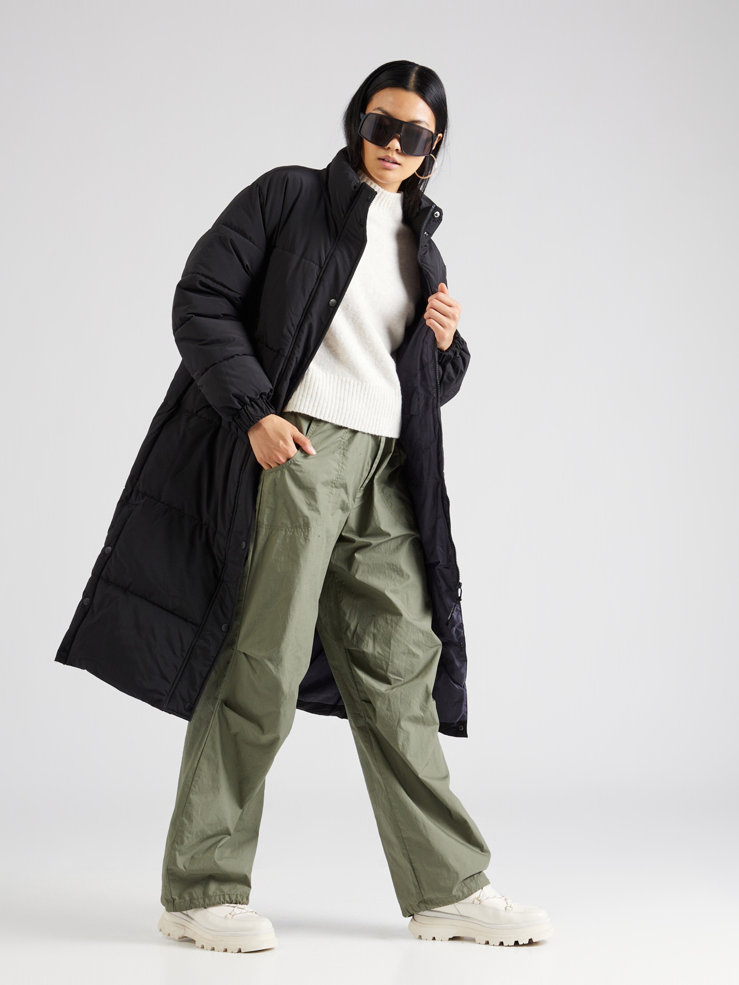 Manteau d hiver Sixth June en Noir ABOUT YOU
