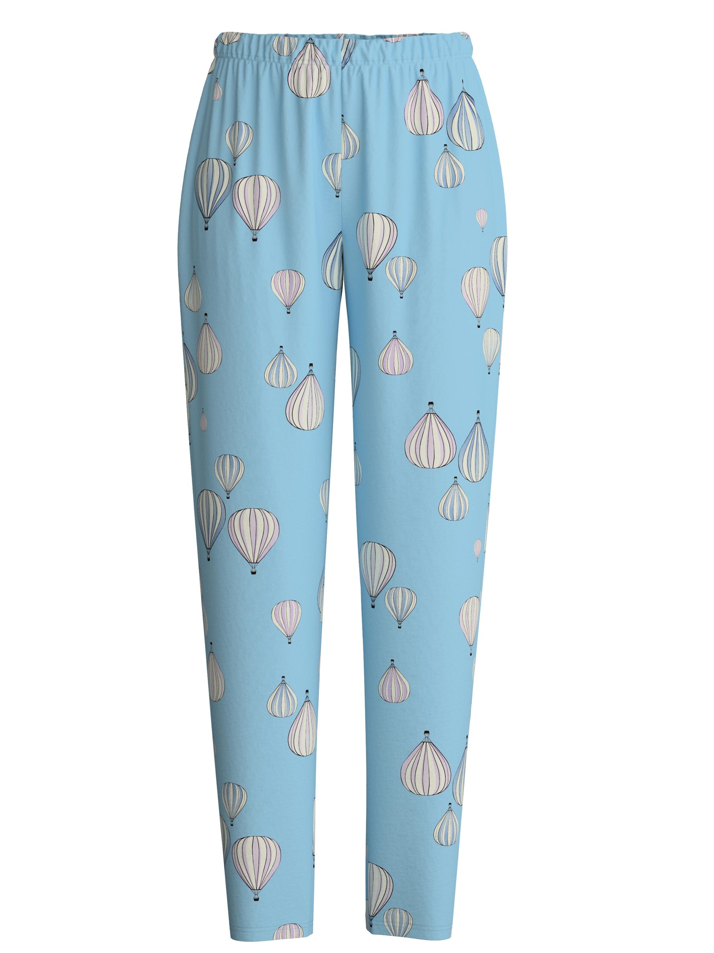 CALIDA Pyjamahose 'Favourites Journey'‌‌‌‌‌‌‌‌ in Blau: Vorderseite