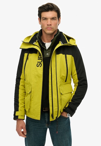 Superdry Between-Season Jacket in Yellow: front