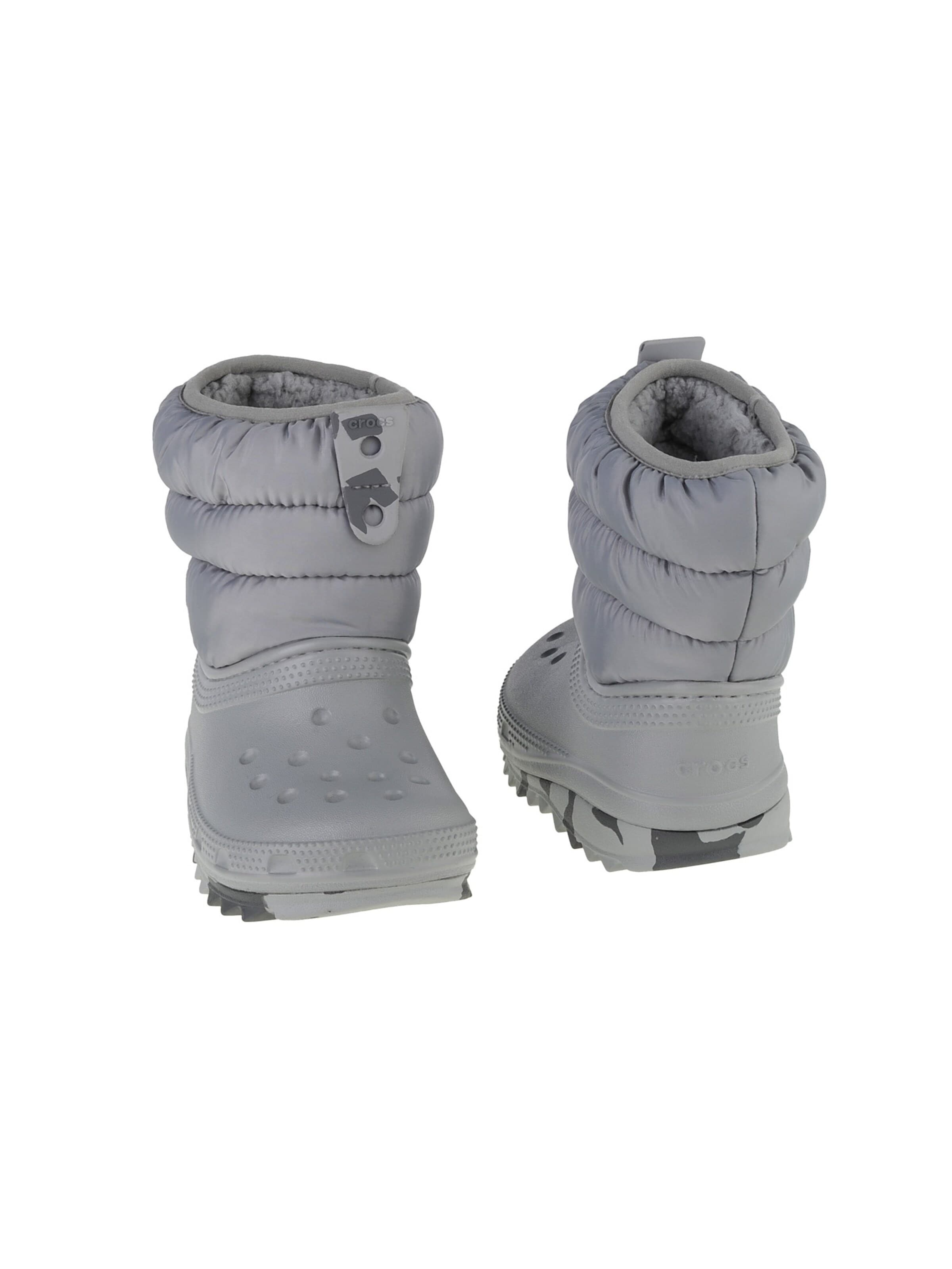 Crocs Snowboots 'Classic Neo Puff Boot Toddler'‌‌‌‌ in Grau